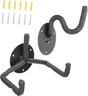 Levemolo Ukulele Hook Stand Guitar Wall Mount Holder Hook Horizontal Guitar Wall Mount for Bass Violin String Instruments