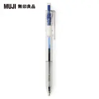 在飛比找momo購物網優惠-【MUJI 無印良品】透明管原子筆/0.7mm/藍