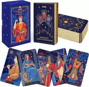 Wyspell Tarot Cards: Starlight Tarot Deck with Guide Book - Unique Tarot Card De