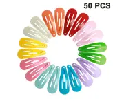 Pack of 50 Hair Clips Girls Hair Clips Children Hair Clips Metal Hair Accessories Hair Clips Hair Clip for Girls Children and Women - Multicolor