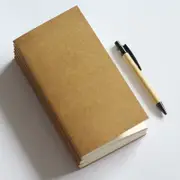 Standard Kraft Paper Notebook Blank Dot Grid Notepad Diary Journal Planner Organizer Filler Paper 33184 BLANK