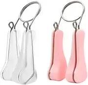 2pcs Nose Bridge Nose Peg for Shaping Face Tape Backless Bra Nose Hair Trimmer for Women Double Sided Tape for Clothes Fashion Body Device Strips