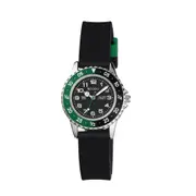 Tikkers Adventure Dial Watch with Adjustable Silicone Straps - Black/Green