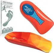 Plantar Fasciitis Relief Arch Support Shoe Inserts for Women and Men, Heel Cup for Heel Pain Relief, Achilles Tendonitis Relief and Max Anti-Shock, Heel Pads for Heel Spur Relief and Heel Lift,