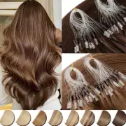 Micro Ring Loop Hair Extensions Micro Beads LinkS Remy Indian 100% Human Hair