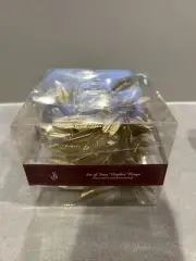 JACLYN SMITH Vintage Gold Fern Napkin rings Set Of 4