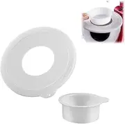 Mixer Bowl Covers for KitchenAid 5 QT Artisan & Classic Tilt-Head Stand Mixers, Mixer Glass Bowl Lid, Dishwasher Safe Covers,Mixer Accessories and Attachments, Mixer Lid
