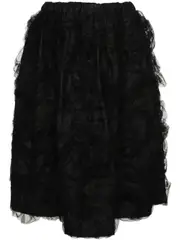 [COMME des GARCONS] Nylon Hard Tulle Fabric Skirt