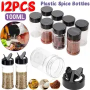 Spice Bottles Spice Storage Containers Shaker Lid Herb Empty Bottles Spice Jars