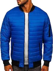 [Zylphorix] Mens Lightweight Puffer Jacket Water-Resistant Travel Puffy Jackets Packable Down Winter Packable Coats