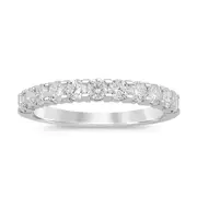 Multi Stone Ring with 3/4ct of Diamonds in 9kt White Gold