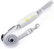 Hands-Free Dog Leash with Retractable Design, 95-160cm Adjustable Length, Reflective Strip, One-Button Quick Release
