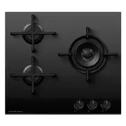 Fisher & Paykel 60cm 3 Burner Gas Cooktop