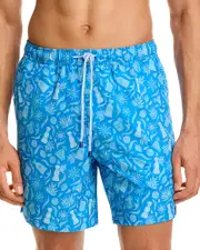 Peter Millar Saltwater Spirits 7 Swim Trunks