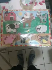 Pair Of Melissa And Doug Wooden Puzzles
