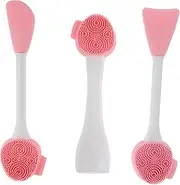 Ipetboom Face Mask Brush Cleansing Tool 3pcs Silicone Brush Set Exfoliator for Skincare