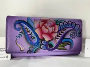 ANUSCHKA INDIA-PRISTINE NWT $128.00 - MASTERPIECE PAINTING TOOK 6 WEEKS FOR TV