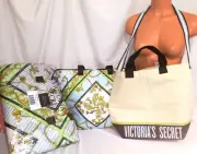 Victorias Secret LIMITED Beach Blanket Cooler SET Bag Travel Shopper Tote NWT