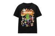 Nickelodeon Unisex Adult Splat Group T-Shirt (Black) - UTTV15861