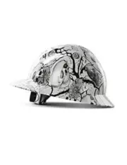 LANON Full Brim Hard Hat, OSHA Construction Work Approved, Premium Skeleton