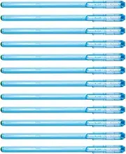 Pentel Superb ANTIBACTERIAL+ Ballpoint Pen 0.7mm Medium Nib Green Ink, Box of 12 Pens (BK77AB-D)