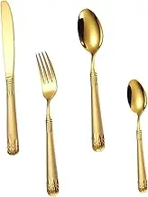 OFFSCH 304 Stainless Steel Cutlery Set 4-Piece Dinnerware for Home Supplies Practical Tableware for Household