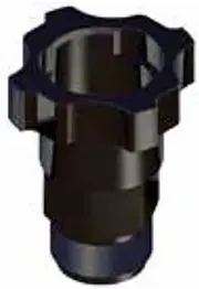 ANi AD/15 Spray Gun Adaptor 3/8" Male Thread BSP (BU9901013A) *Suitable for ANi Skull, Black, F160, F1 Series and Various DeVilbiss Spray Guns For 3M PPS Series 1 & Sagola DPC Cups