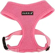 [Puppia] Soft Mesh Dog Harness, Medium, Pink
