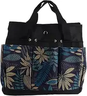 Garden Tool Storage Bag Oxford Cloth with Roomy Pockets for Gardening Tote Bag (Blue)