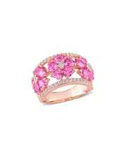 Rina Limor Rose Gold Plated 5.27 ct. tw. Gemstone Ring