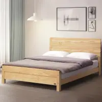 在飛比找momo購物網優惠-【MUNA 家居】威爾5尺松木雙人床(雙人床 床架 床台)