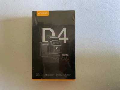 Kingslim D4 Dual Dash Cam with Built-in WiFi GPS, Camera with Sony Starvis