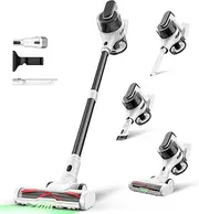 Cordless Stick Rechargeable Vacuum Cleaner, Lightweight, 55min Runtime, 9 in 1 Powerful Suction, Anti Tangle LED Headlight Brushless, Ideal for Carpets, Hardwood Floors, Pet Hair, and Home