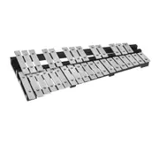 32 Note Glockenspiel Xylophone Bell Kit, Percussion Instrument with Mallets, Drum Sticks and Carrying Bag, Professional Glockenspiel Xylophone Percussion Instrument Set for Adults &