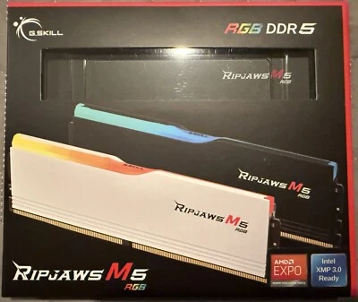 G.SKILL Ripjaws M5 RGB Series 32GB (2 x 16GB) 288-Pin RAM DDR5 6000 (PC5 4800)
