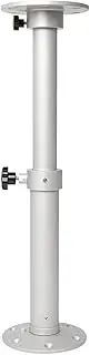 Alpen Outdoor Table Pedestal 18-27 Inch Telescopic Table Base Stand Leg Adjustable Height Aluminum Support Table Stand Base Perfect for RV Marine Boat Caravan Motorhome, Height 46-70cm