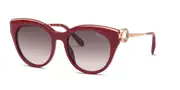 Chopard SCHL04S 08LA Women’s Sunglasses Burgundy Size 55