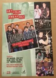 JOAN JETT the Who RUSH Rare 2004 PROMO POSTER for Freaks and Geeks CD 12x18
