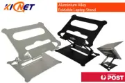 Foldable Adjustable Laptop Notebook Desk Holder Aluminium Portable Tablet Stand