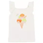 Carter's Toddler Girls Ice Cream Graphic Cotton Flutter-Sleeve Tank Top 5T 137