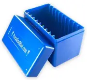 Paradise Mint 10 Coin Blue Storage Box Case for NGC and PCGS Slabs