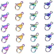 COHEALI DIY Jewelry Clasps 20pcs Metal Buckle Pendant Lobster Claw Snap Hooks for Crafts