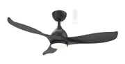 Martec Scorpion 1320mm Smart DC Ceiling Fan + Light with WiFi Remote Black