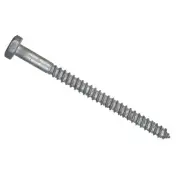 Hillman 1/2 In. x 3-1/2 In. Galvanized Hex Lag Screw (25 Ct.) 812095 HILLMAN The