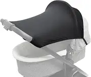 Stroller Cover for Sun - Baby Sun Shade, Net Sunshade UV Protection Foldable Breathable Design for Hot Weather Protection Toddler Seats Beach Trips Park Outings Travel