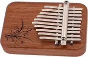 ibasenice Finger Piano Wooden Kalimba for Beginners 10 Note Mini Musical Instrument Comfortable Ergonomic Design