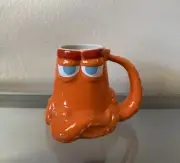 Disney Store Pixar Nemo Hank Orange Octopus Finding Dory 16 oz 3D Coffee Cup Mug