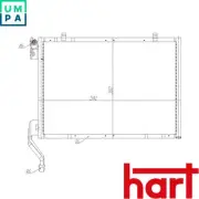 CONDENSER AIR CONDITIONING 636 993 FOR FORD FIESTA/VI/Van B-MAX TRANSIT/B460