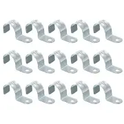 15Pcs 32mm/1.26" One Hole Strap Pipe Strap Reinforced Rib