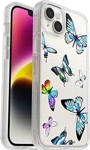 OtterBox Symmetry Series Shockproof and Drop Proof Mobile Phone Protective Thin Case for iPhone 14/13, Butterfly